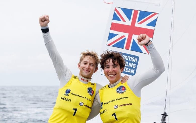 Wrigley and Harris Win 470 World Championship Gold