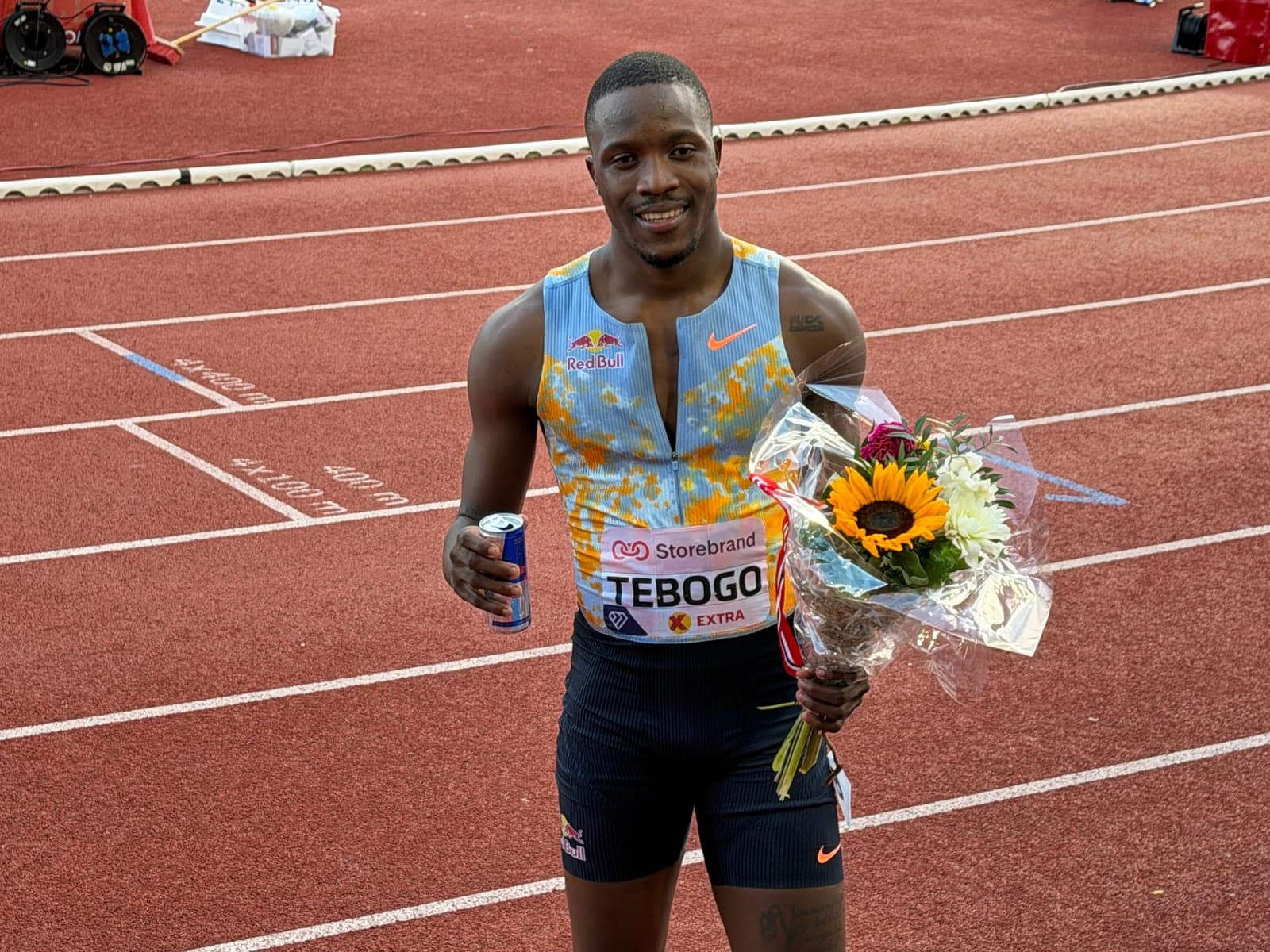 Letsile Tebogo Anchors Botswana to a National-Record 37.96 in Gaborone