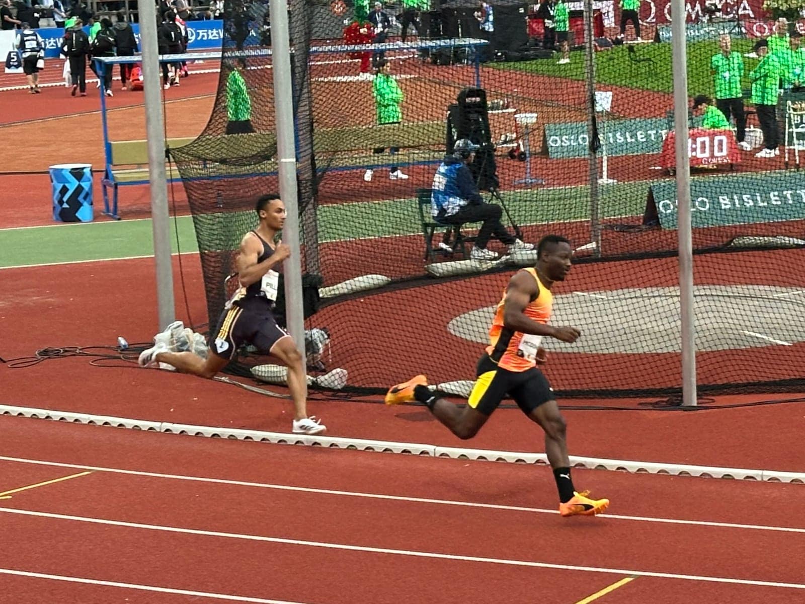 Pillay Splits 42.66, Breaks Johnson's 33-Year Relay Mark