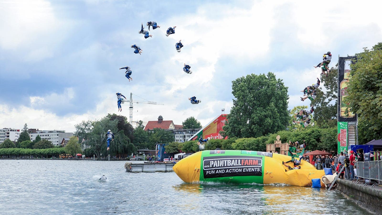 Steiner Sets Blob Jump World Record at 28.2 Metres