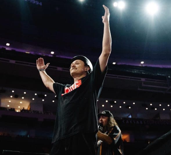 Ward Lands World-First Backflip Double Front Flip